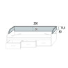 Cama nido juvenil Basic mod. 37718 | Kasas Decoración