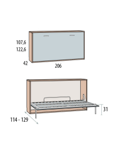 Cama abatible horizontal... 2