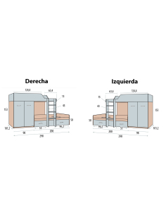 Cama litera block Basic con... 2