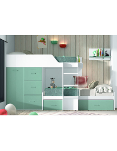 Cama litera block Basic con...