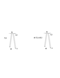 Pata metálica "V" invertida... 2