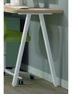 Pata metálica "V" invertida...