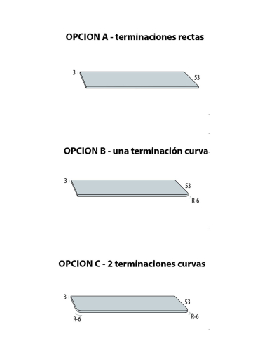 Encimera recta mesa de estudio Basic...