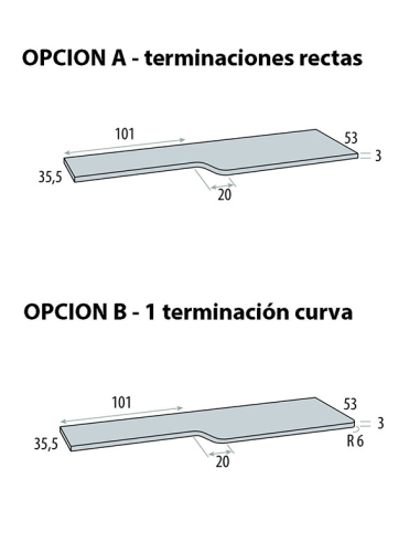 Encimera mesa de estudio decreciente...