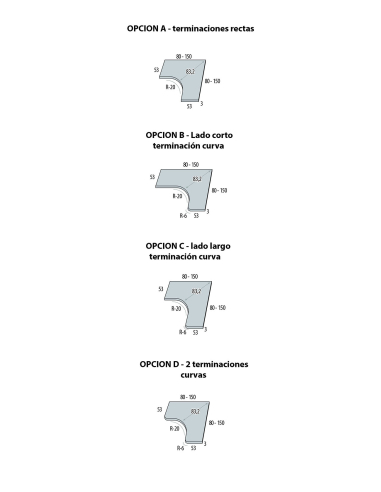 Encimera mesa de estudio angular...