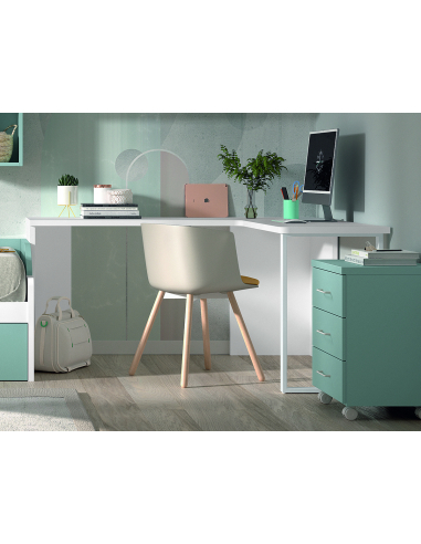 Pie costado central para mesa de...