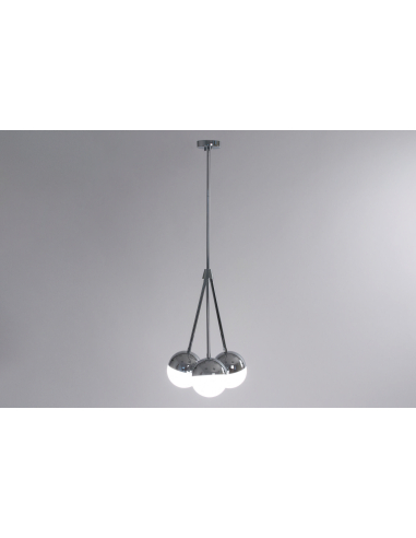 Lámpara techo metal led 36x36x104 cm