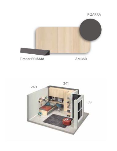 Composición Habitación Juvenil Win...