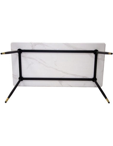 Mesa de comedor fija rectangular...