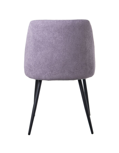 Set 2 sillas de comedor en tela gris...