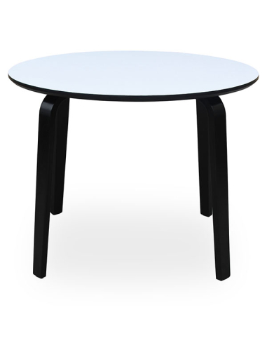 Mesa de comedor madera blanca con...