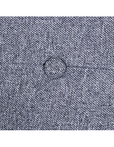 Sofá 3 plazas poliéster gris con...