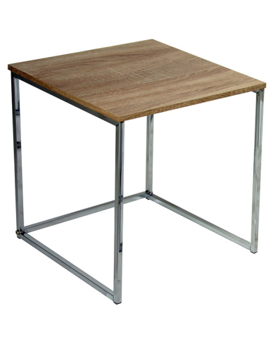 Set 3 mesas auxiliares madera natural...