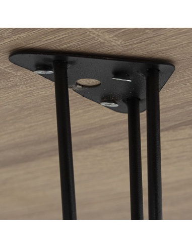 Mesa de centro redonda madera color...