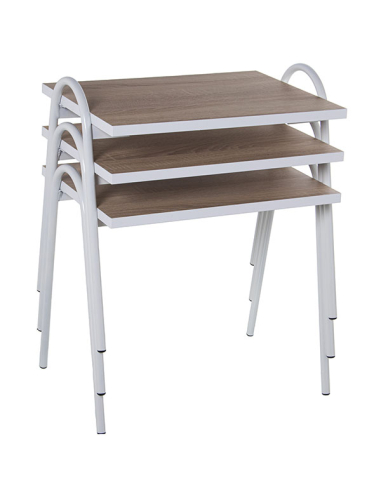 Set 3 mesas auxiliares apilables...