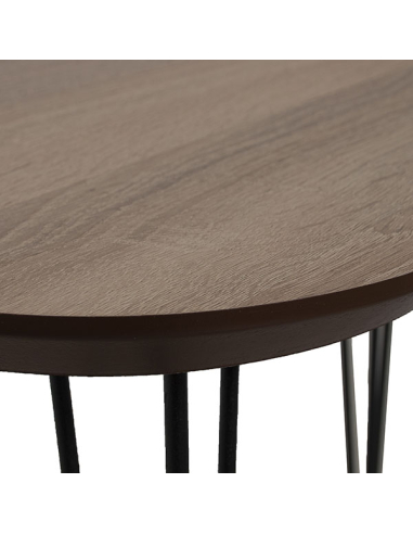 Set 2 mesas de centro madera natural...