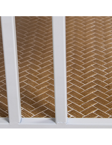 Estantería 4 niveles metal blanco con...