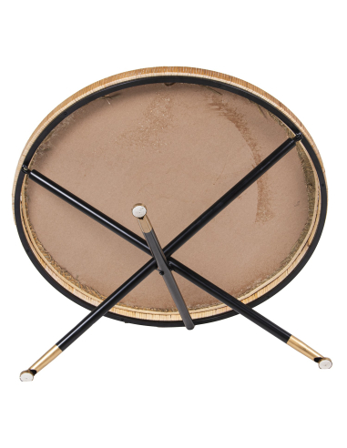 Mesa de centro redonda madera con...