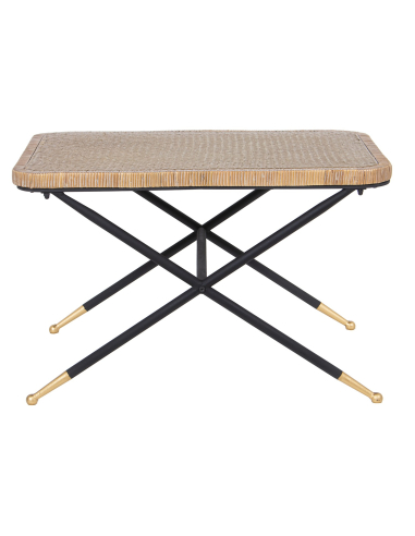 Mesa de centro rectangular madera con...