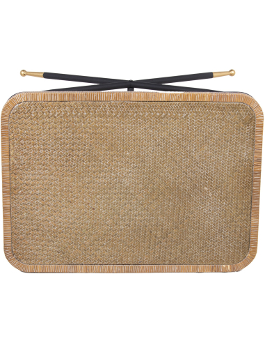 Mesa de centro rectangular madera con...