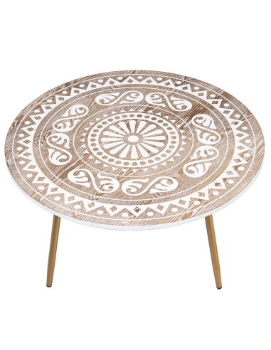 Mesa de centro Kanpur II en madera...