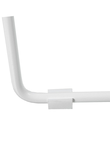 Set 2 mesas de rincón de metal blanco...