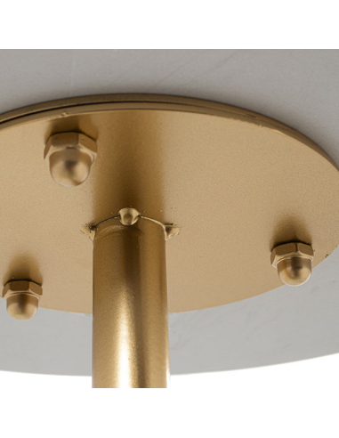 Mesa auxiliar mármol blanco con patas...