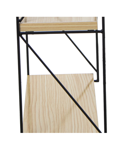 Estantería de pared madera haya y...