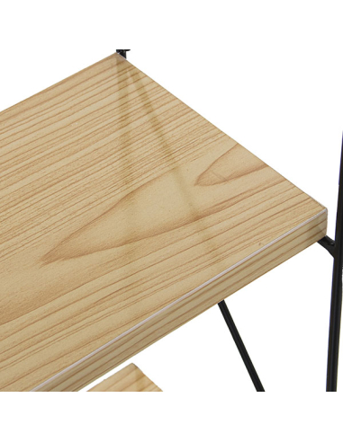 Estantería de pared madera haya y...