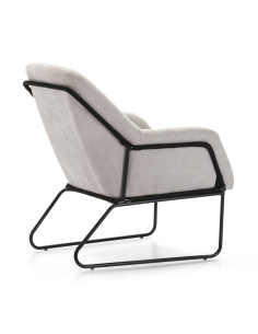 Sillón terciopelo beige... 2