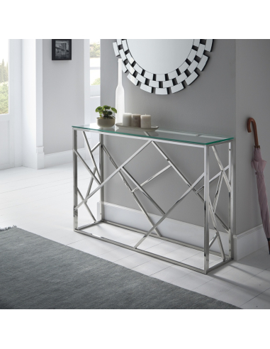 Consola Recibidor Tokio cromo