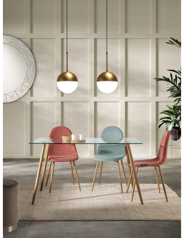 Set 4 Sillas de Comedor DC-508 tela...