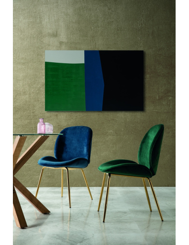 Set 4 Sillas de Comedor terciopelo...