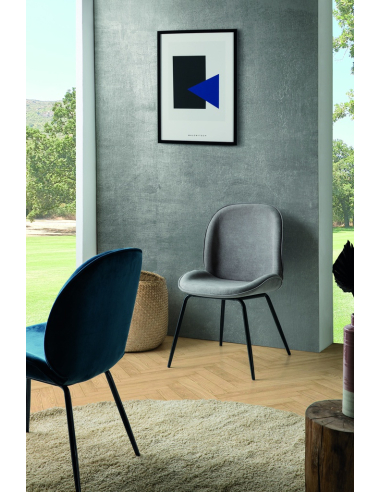 Set 2 Sillas de Comedor DC-538 tela...