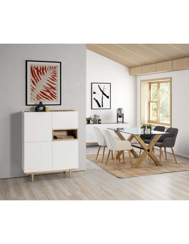 Aparador alto tipo cubo Erika