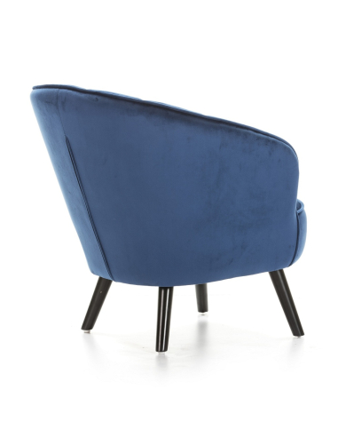 Sillón terciopelo azul SL-895