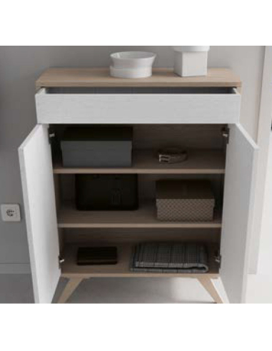 Mueble Recibidor Cajón y Dos Puertas...