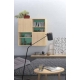 Vitrina Zoe con dos puertas macizas 120 cm Vitrina Zoe con dos puertas macizas 120 cm