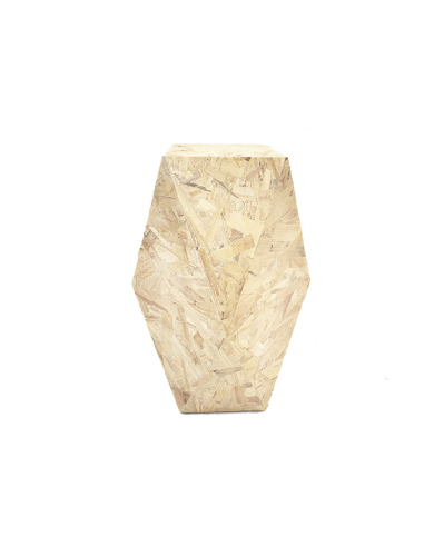 Mesa de rincón geométrica MDF 60 cm