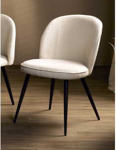 Silla de comedor Isuan Beige