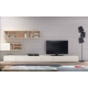 Mueble TV Zoe con dos cajones 180 cm
