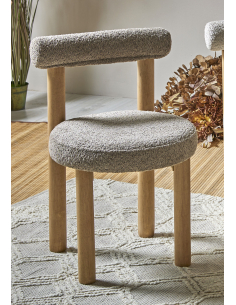 Silla de comedor Nassor Topo