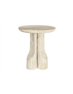 Mesa de rincón redonda 46 cm 2