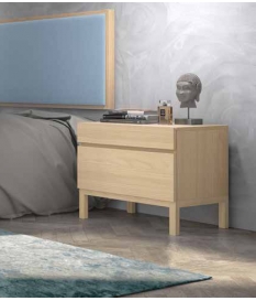 Mesita noche dos cajones Zoe