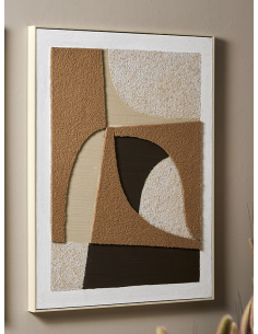 Cuadro abstracto texturado...