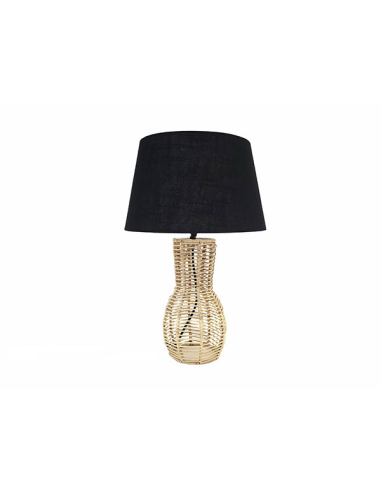 Lámpara de sobremesa fibras naturales...