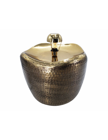 Lámpara de sobremesa Levy oro 44 cm