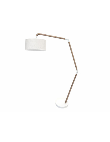 Lámpara de pie Tucker madera y...