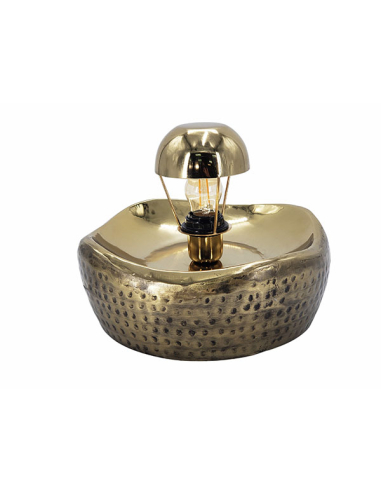 Lámpara de sobremesa Levy oro 24 cm