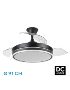 Ventilador DC Bayomo Negro...